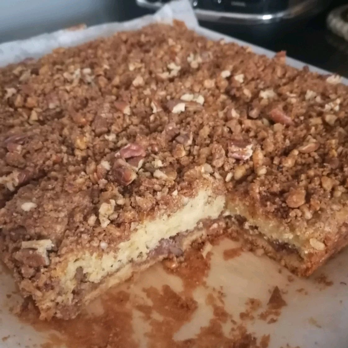 Pecan Sour Cream Coffee Cake
