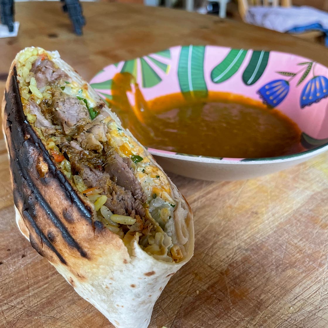 Curried Lamb Crunchwrap