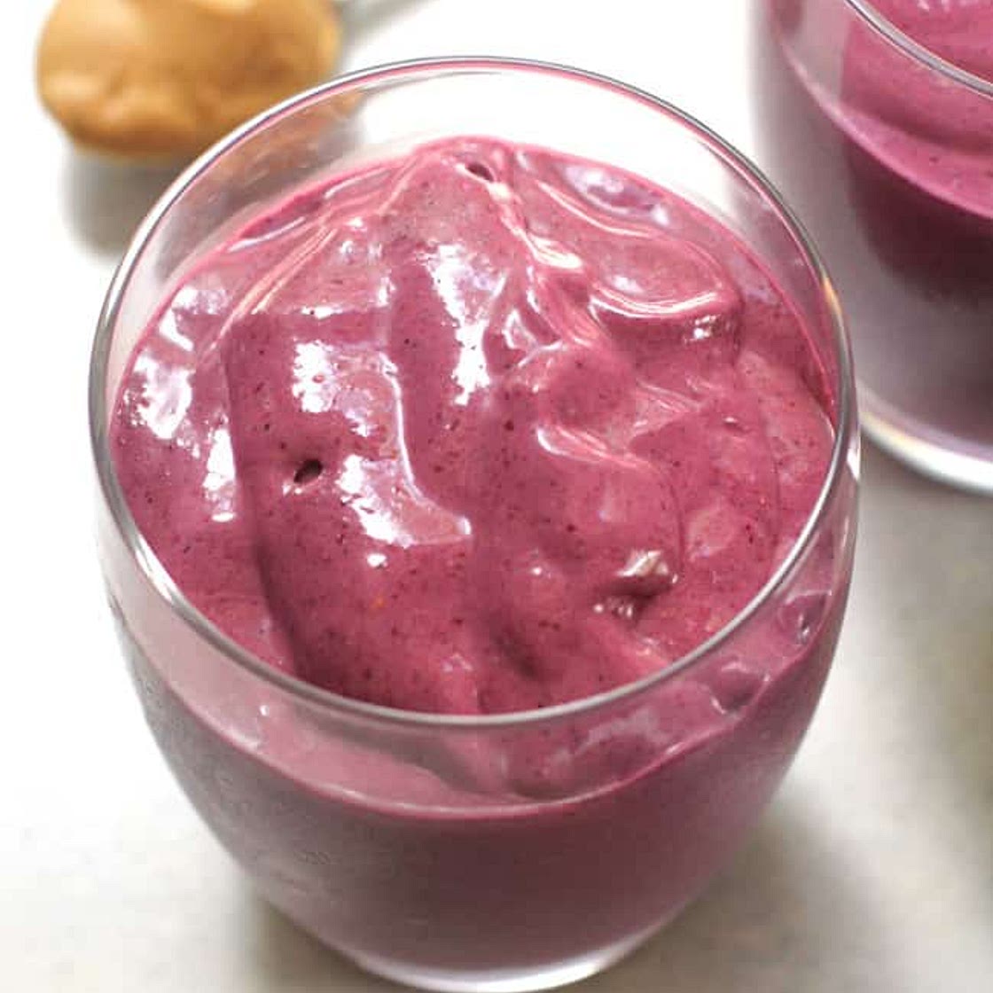 Berry Peanut Butter Smoothies