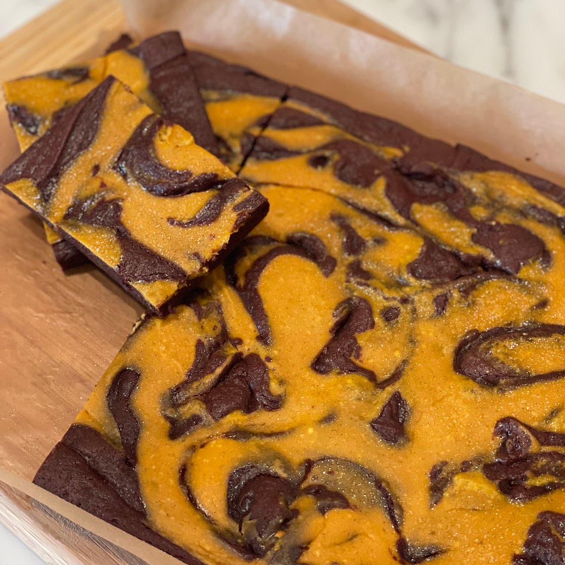 Pumpkin Swirl Brownies