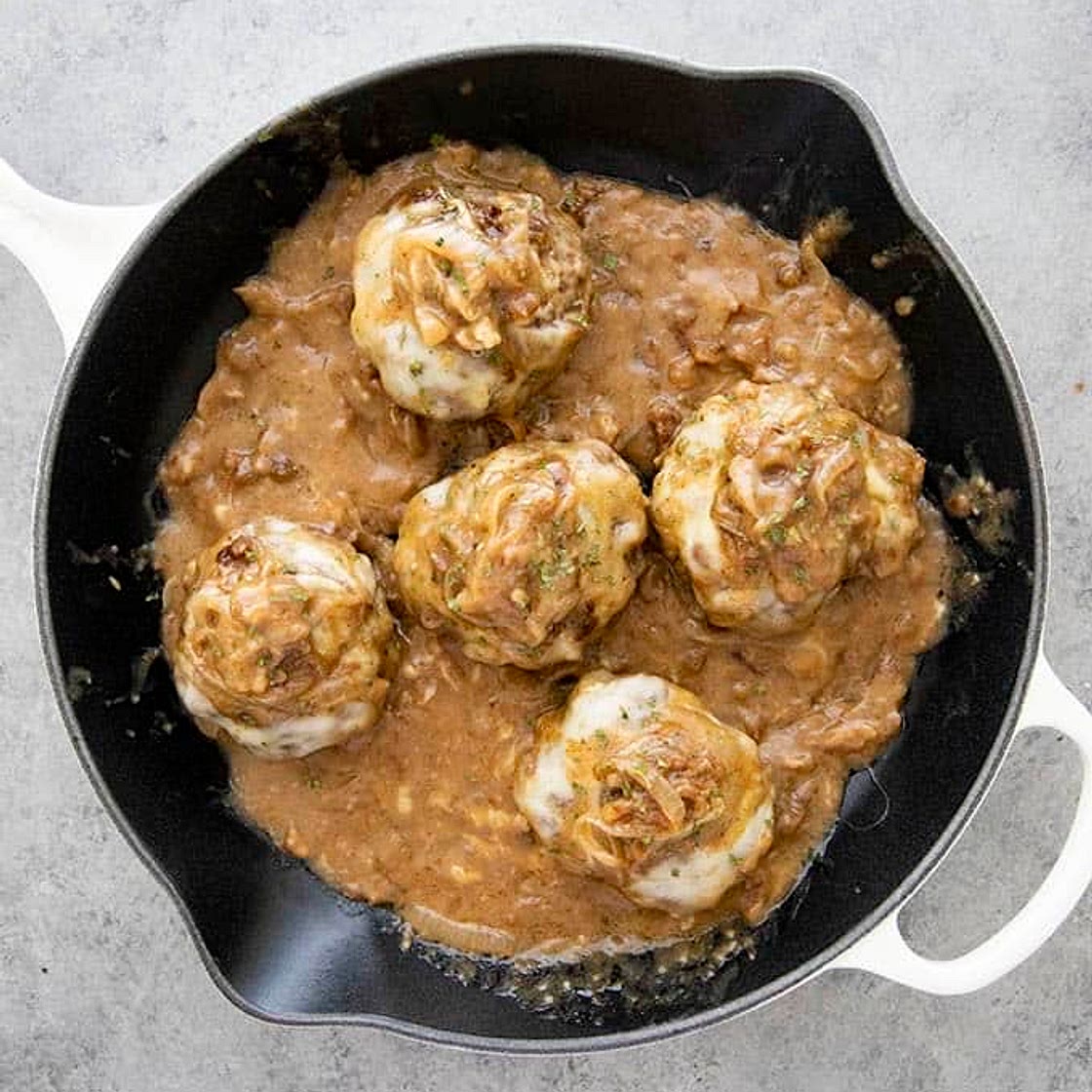 FRENCH ONION SALISBURY STEAK
