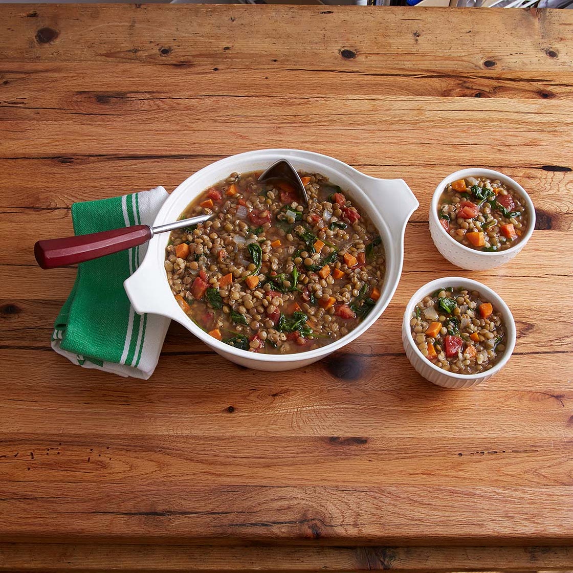 Spinach Lentil Stew