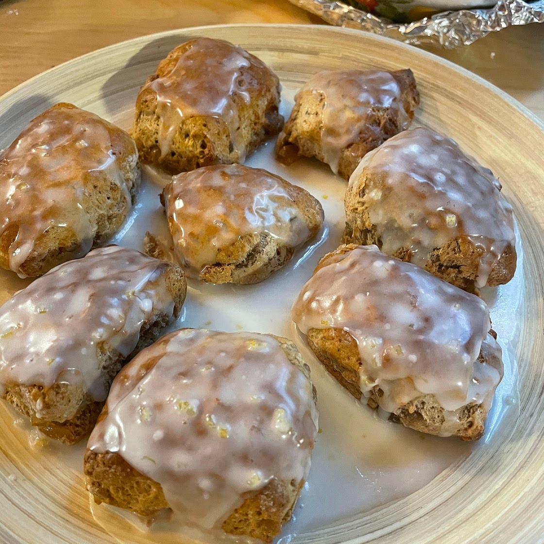 Candied Ginger & Lemon Air Fryer Scones
