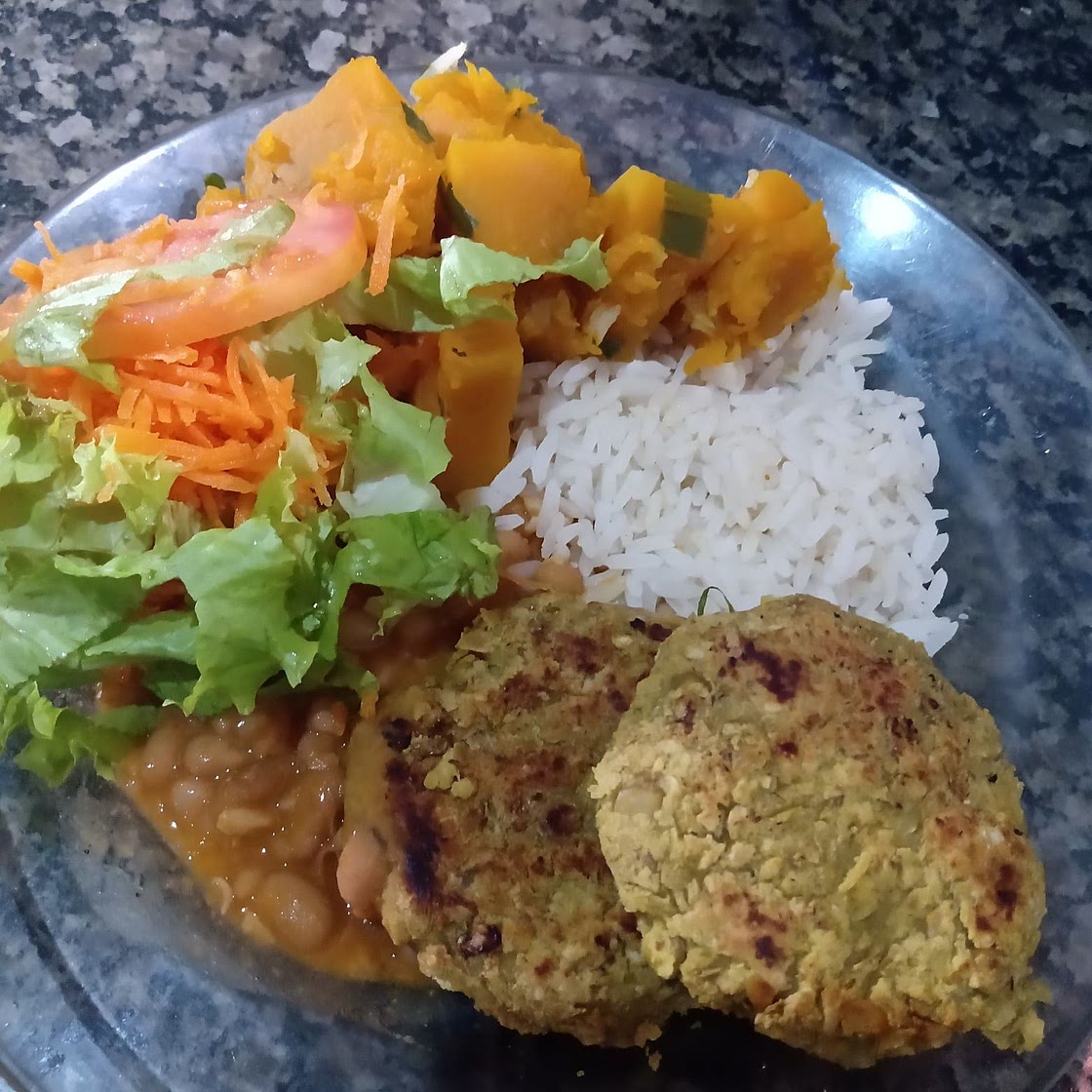 Hambúrguer de lentilha