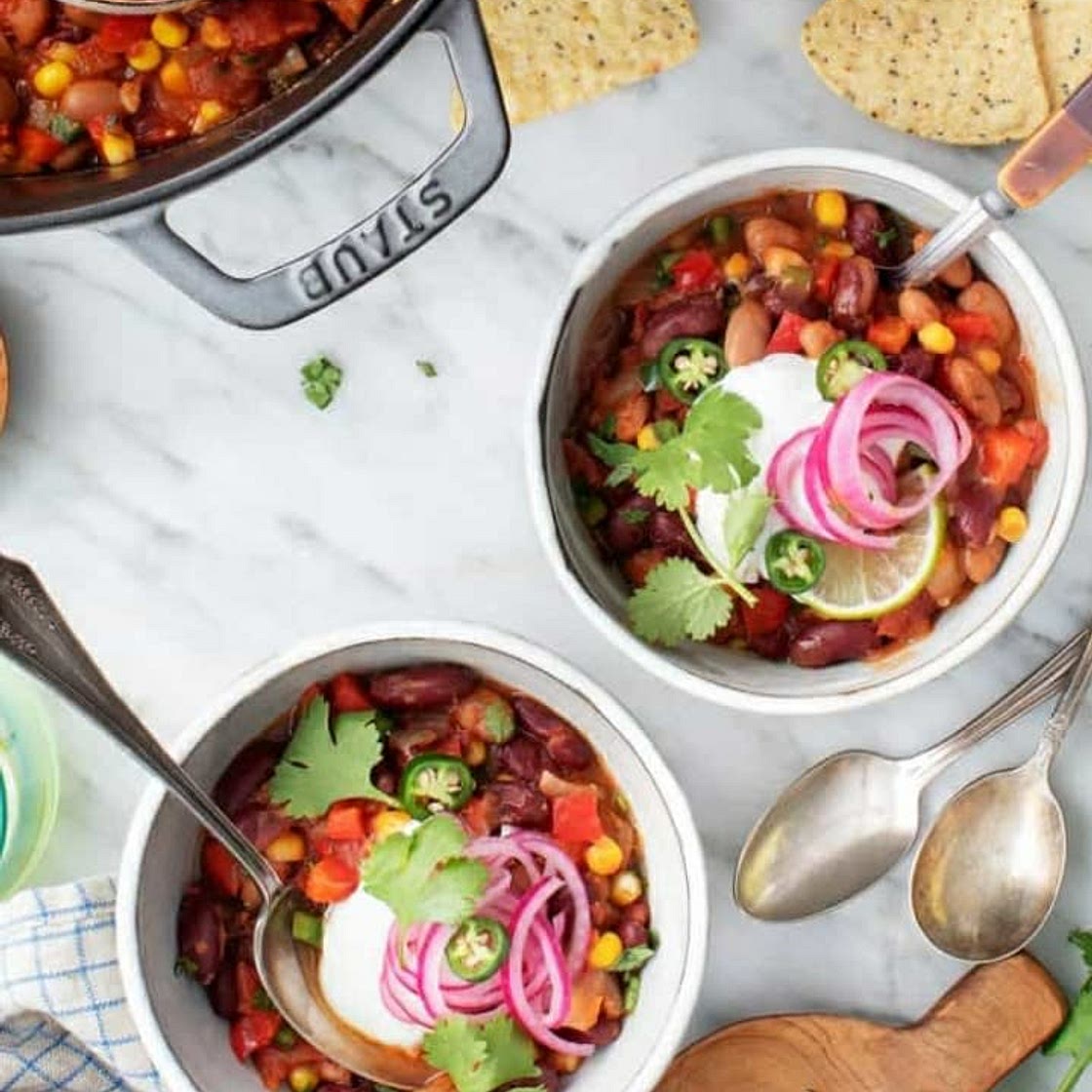 Easy vegetarian chili