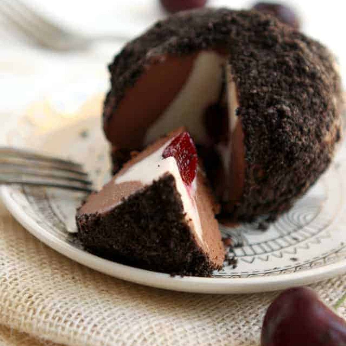 Chocolate and Vanilla Tartufo Recipe