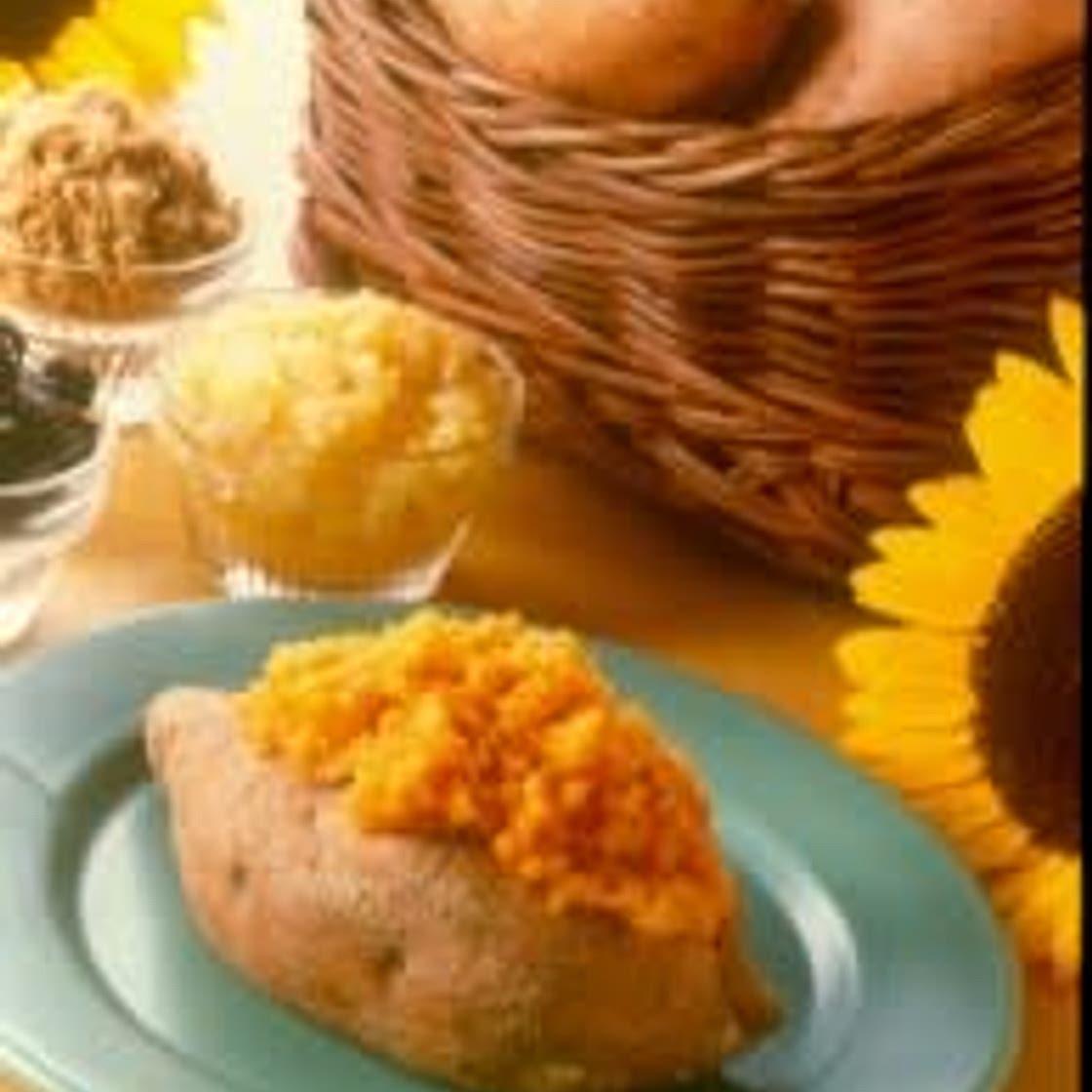Ambrosia Stuffed Sweet Potato