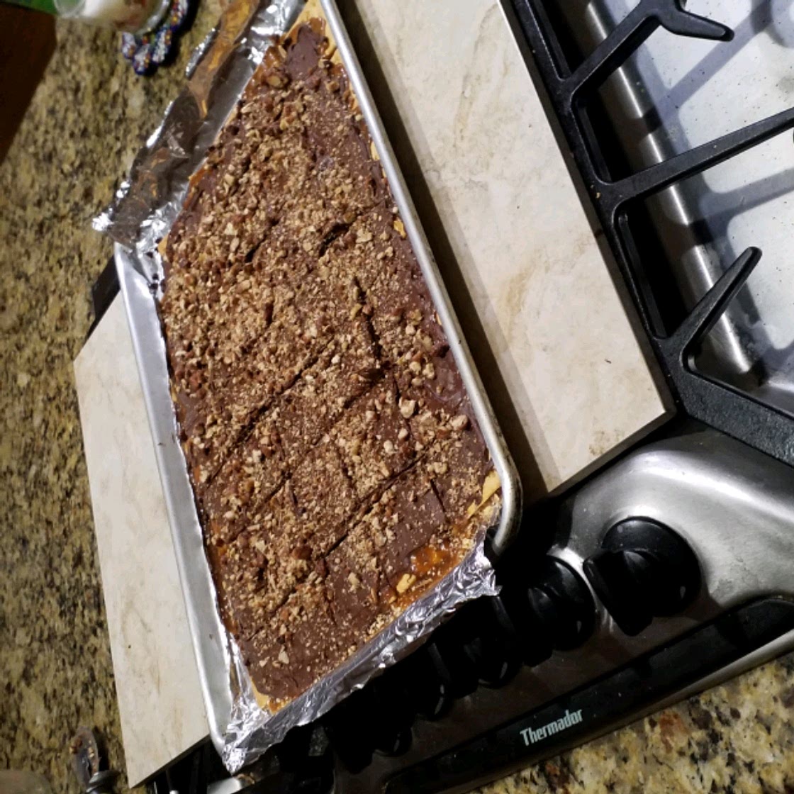 Saltine Toffee Cookies