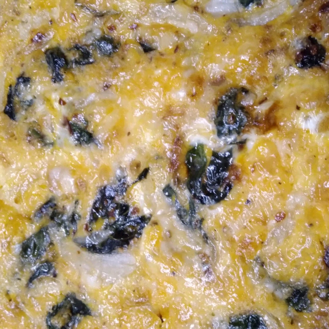 Crustless Spinach Quiche
