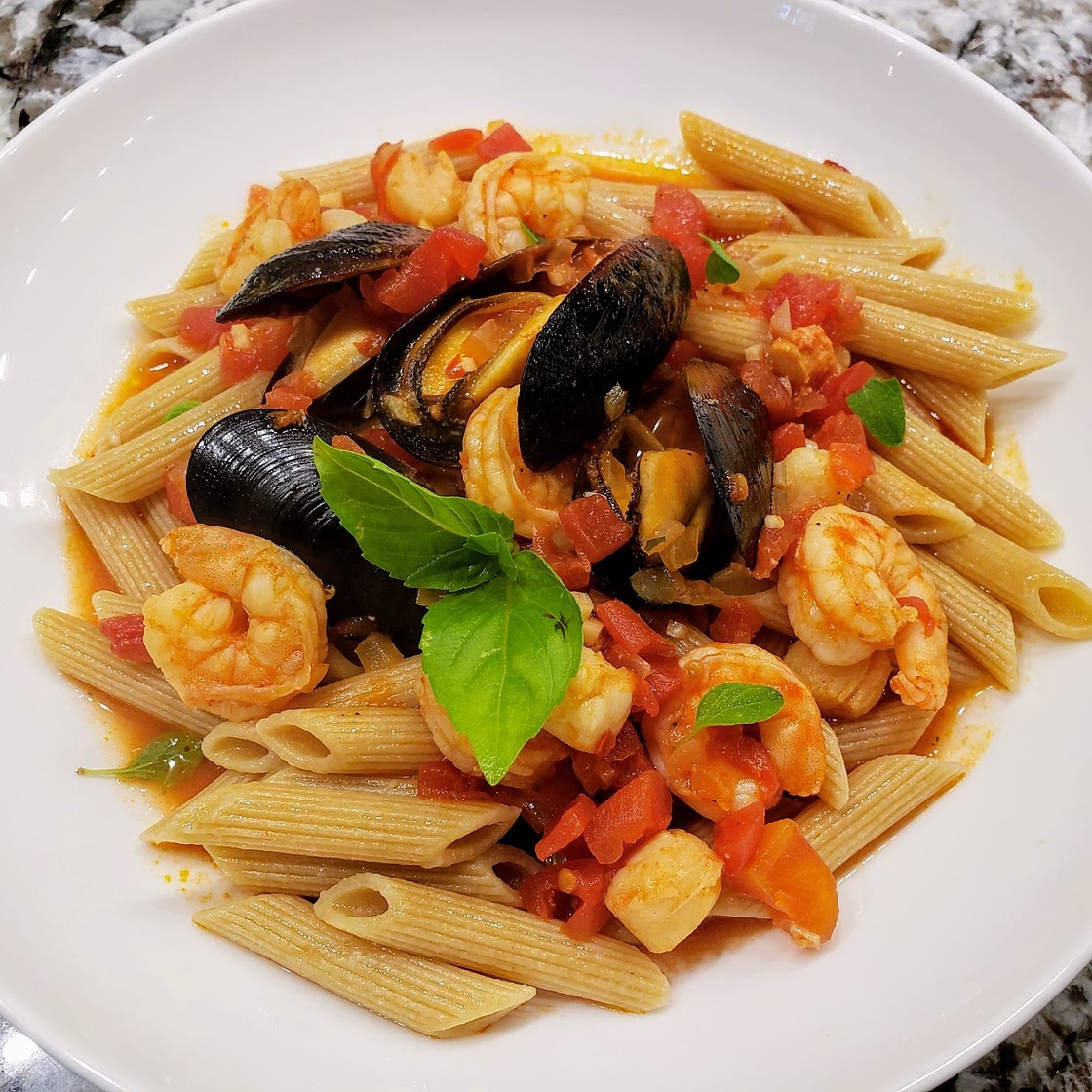 Seafood pasta