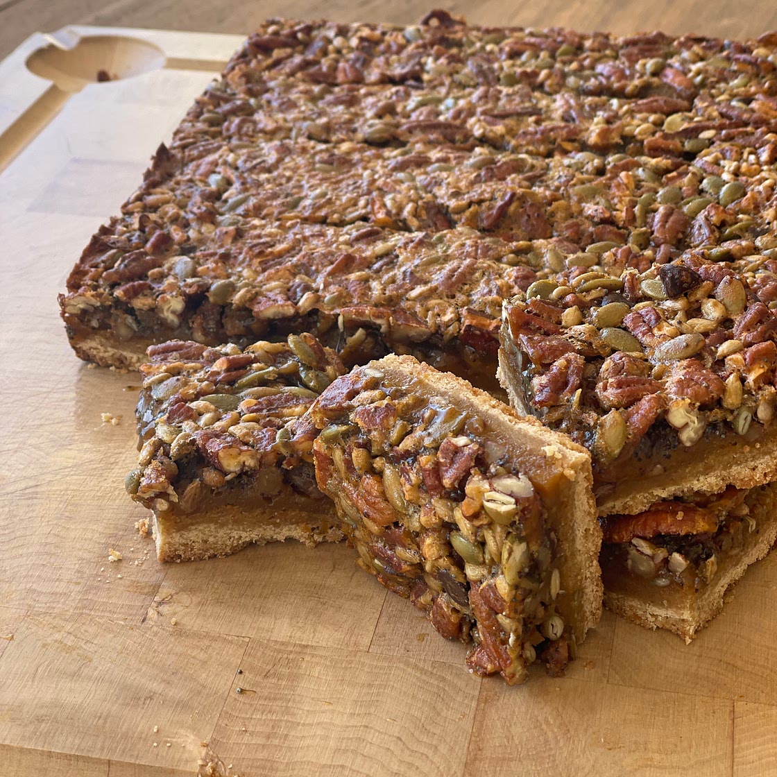 Loaded Pecan Pie Bars