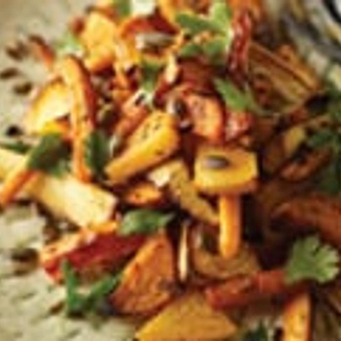 Spiced roast roots