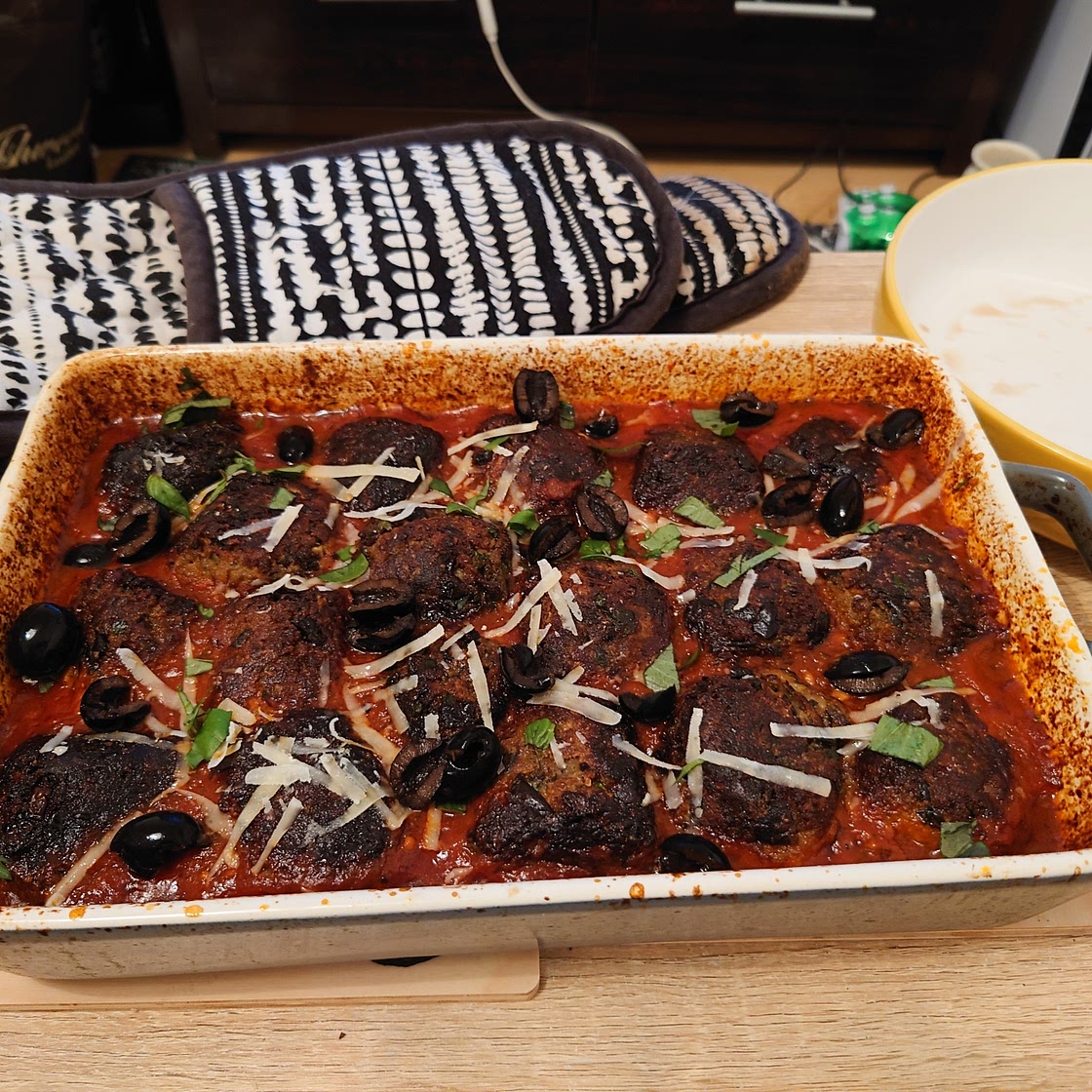 Aubergine dumplings alla parmigiana