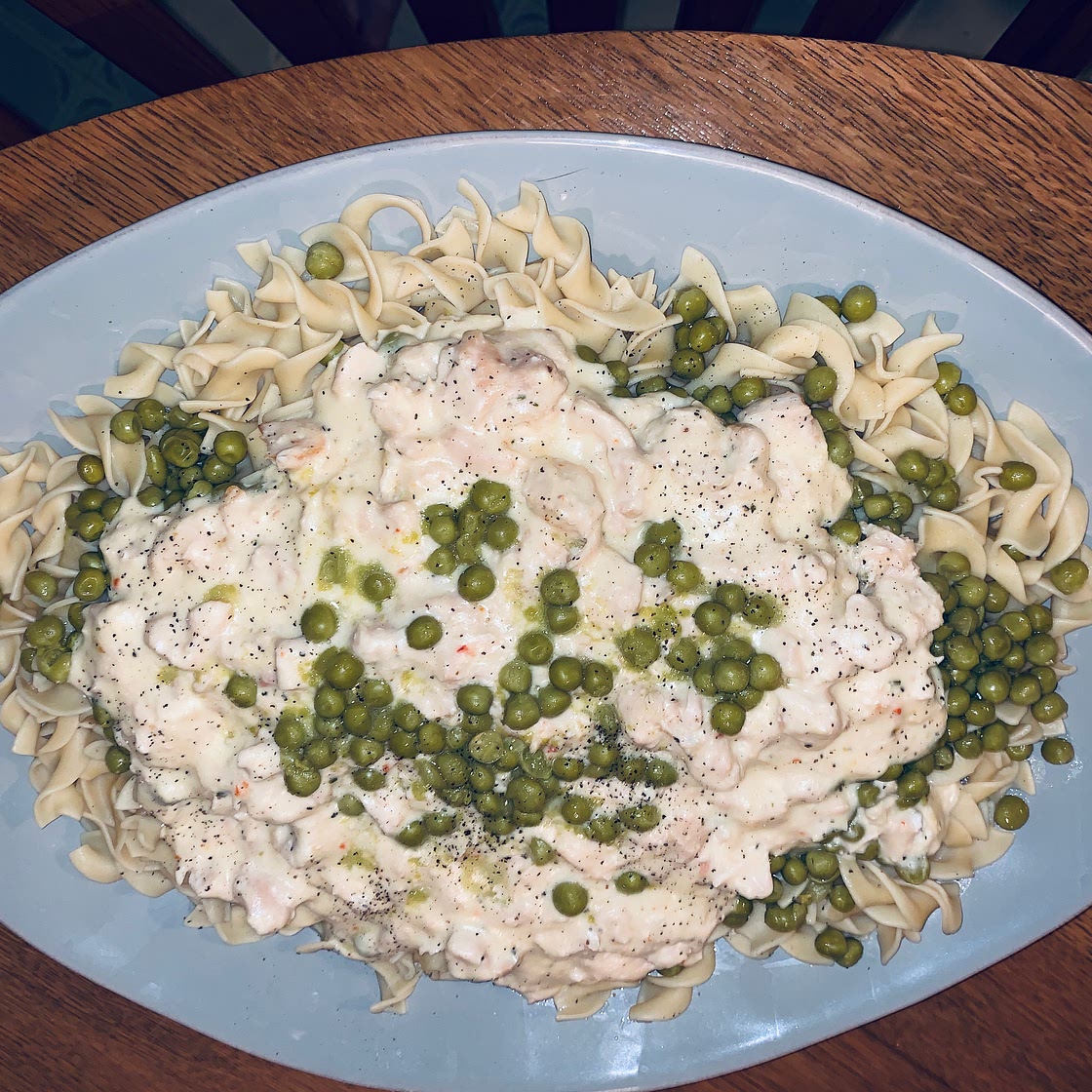 Slow Cooker Chicken Stroganoff