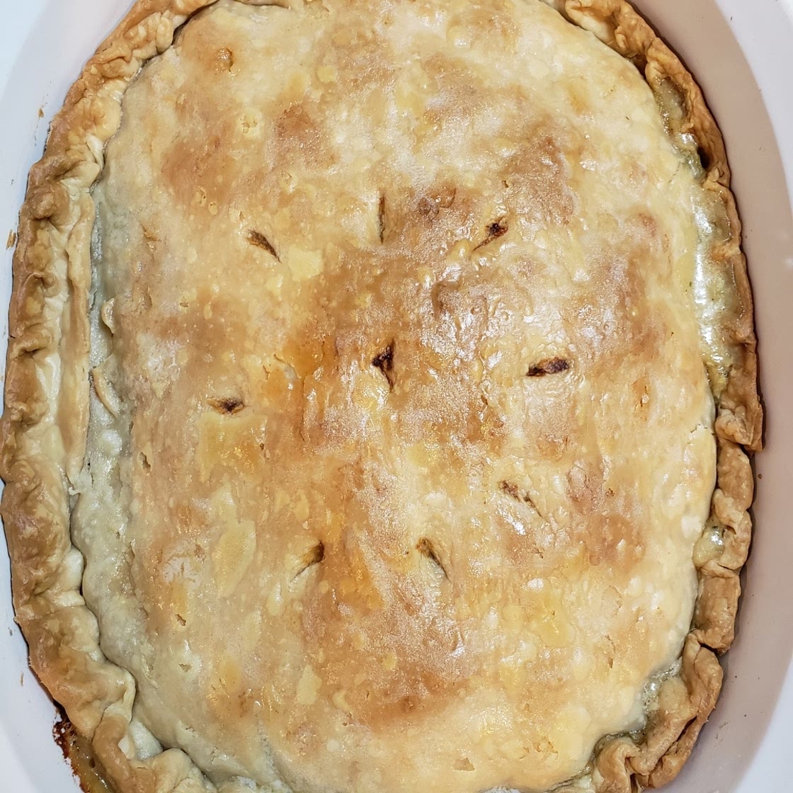 Dad's Leftover Turkey Pot Pie