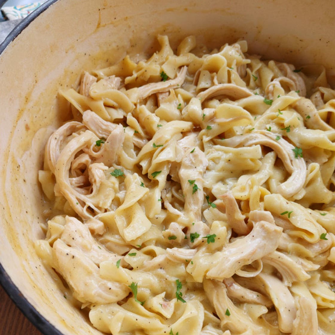 Chicken & Noodles (Stove-Top or Crock Pot)