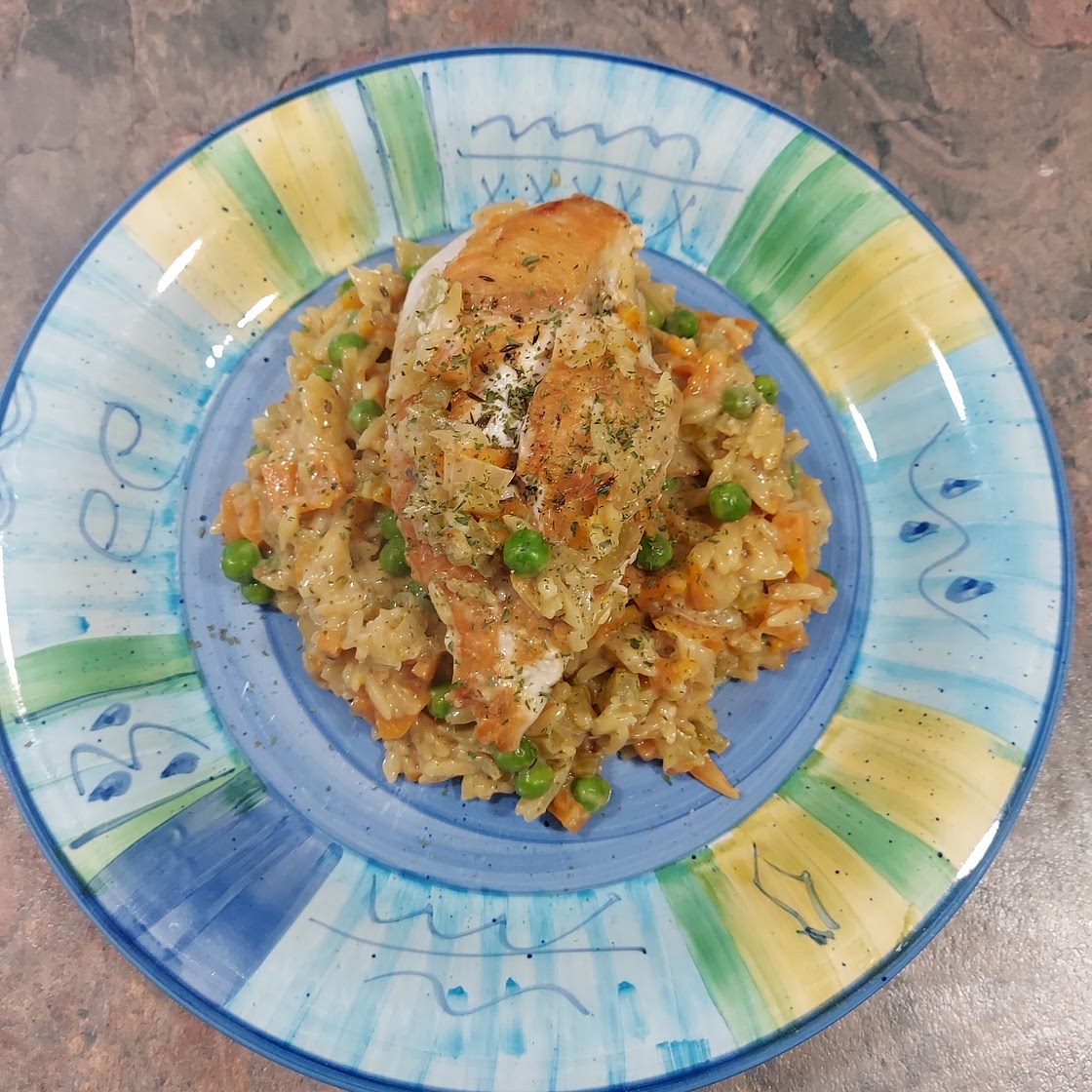 LEMON ORZO CHICKEN