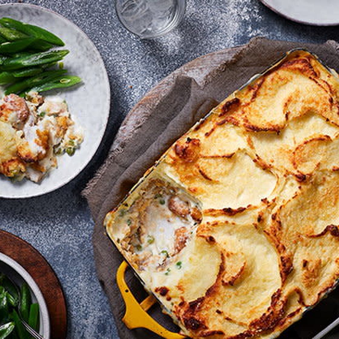 Fish finger pie