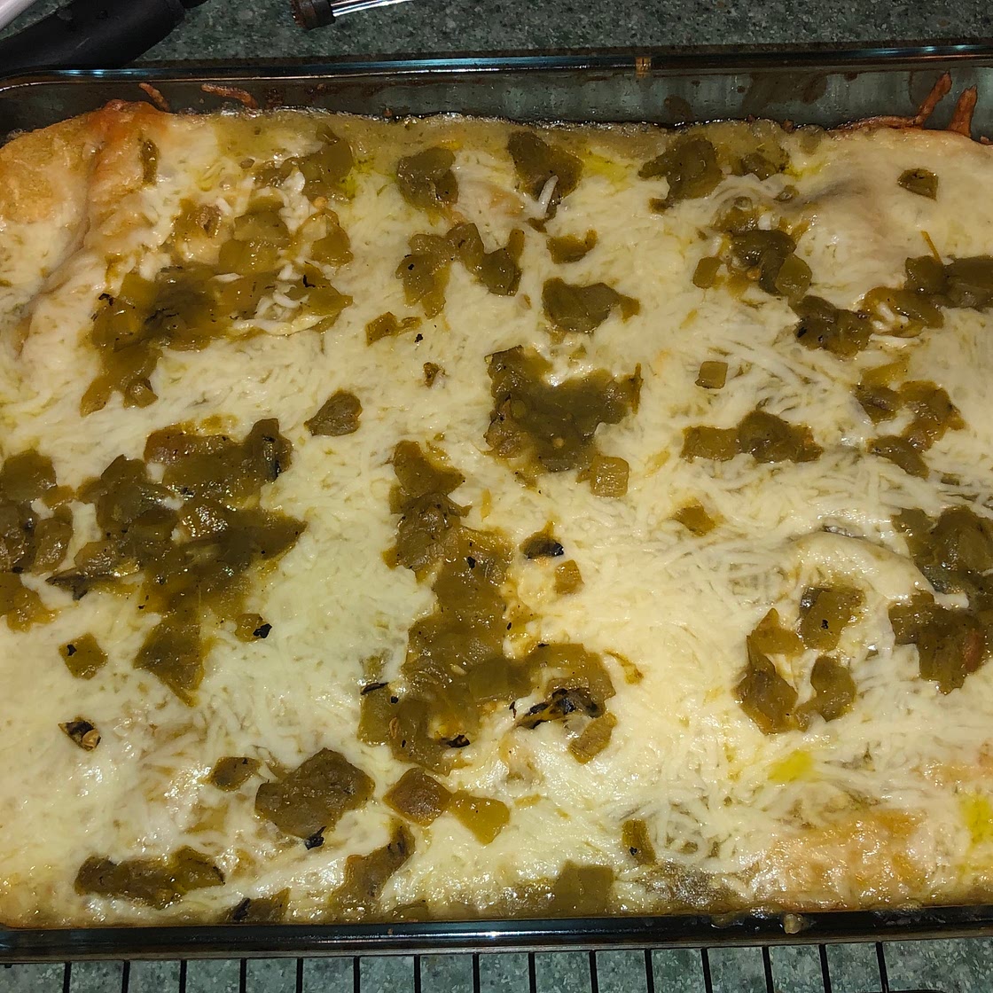 Enchanted Sour Cream Chicken Enchiladas