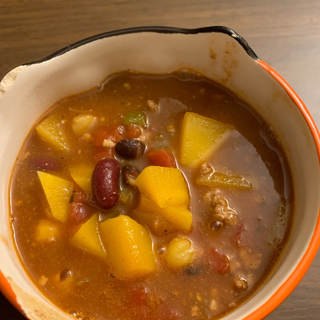 Butternut Squash and Turkey Chili