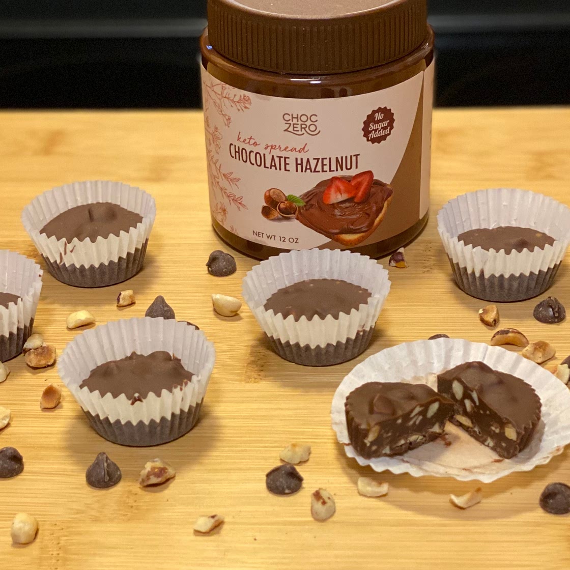 Low Carb Chocolate Hazelnut Candy