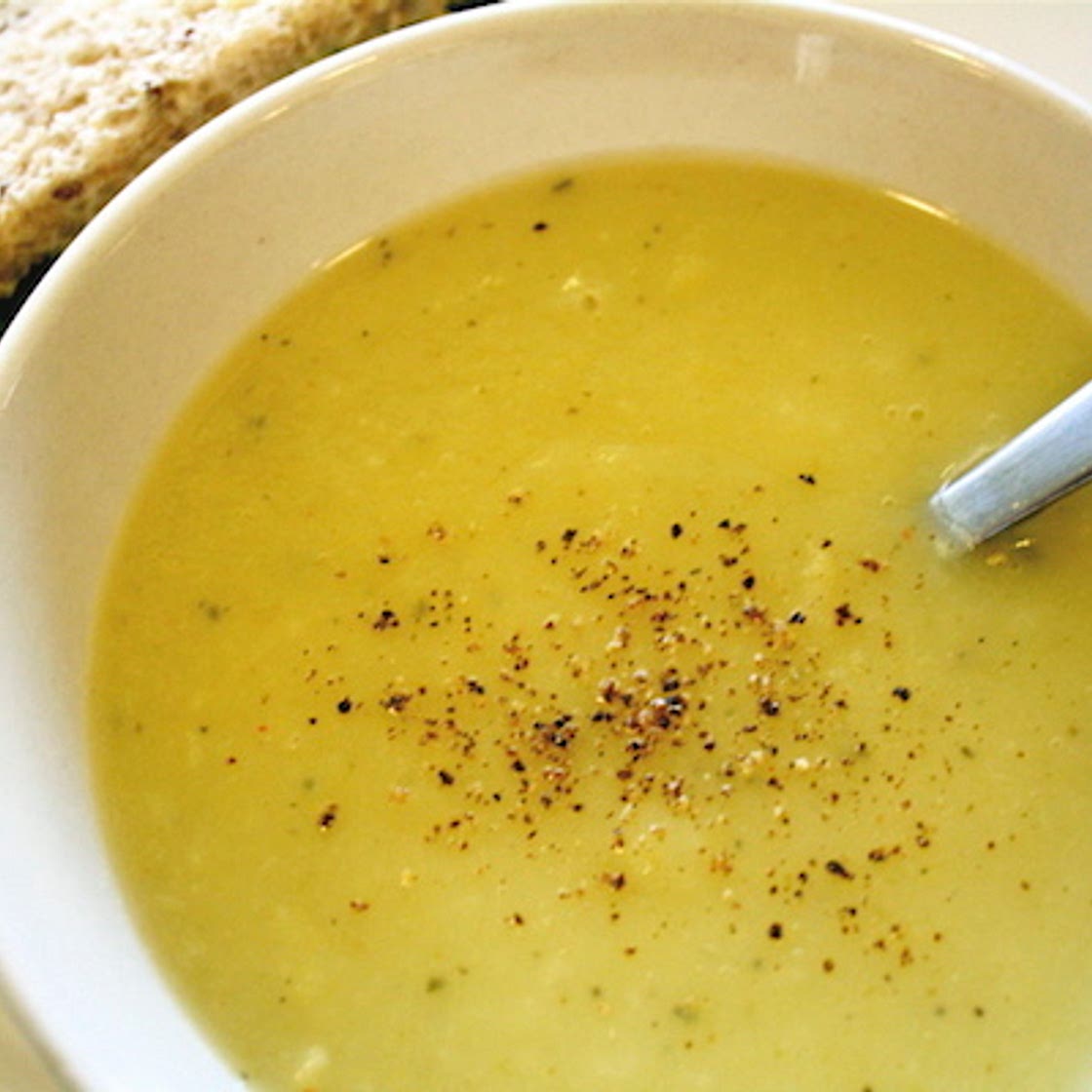 Potato Leek Soup with Fennel Seeds & Red Pepper Flakes