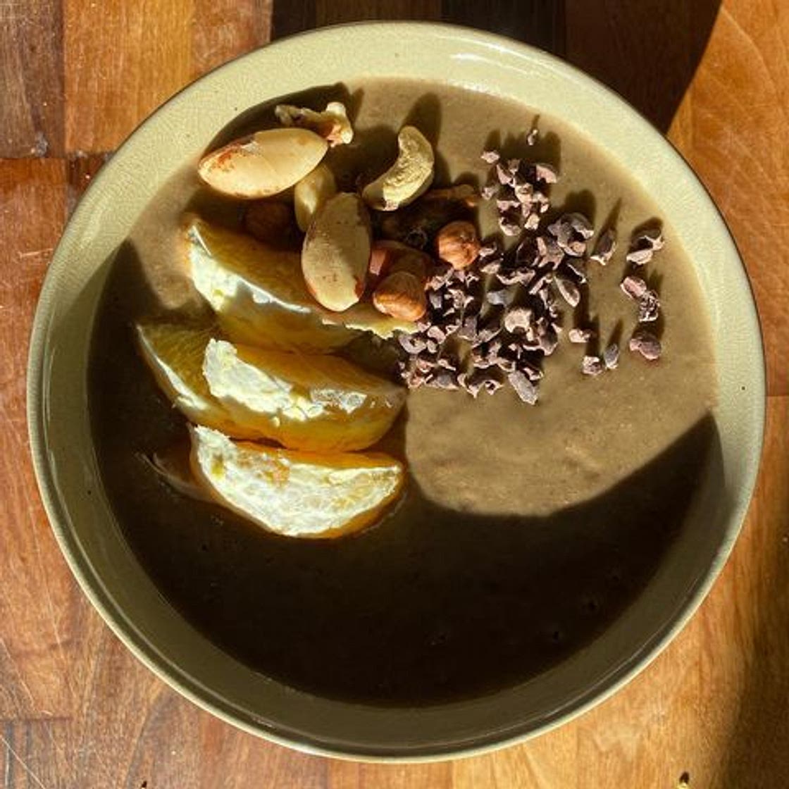 Chocolate orange shake