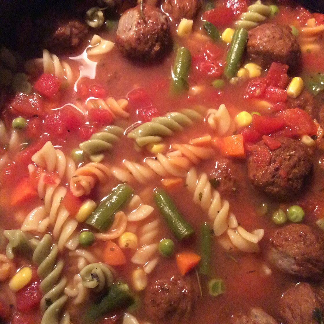 Hearty Italian Meatball Soup