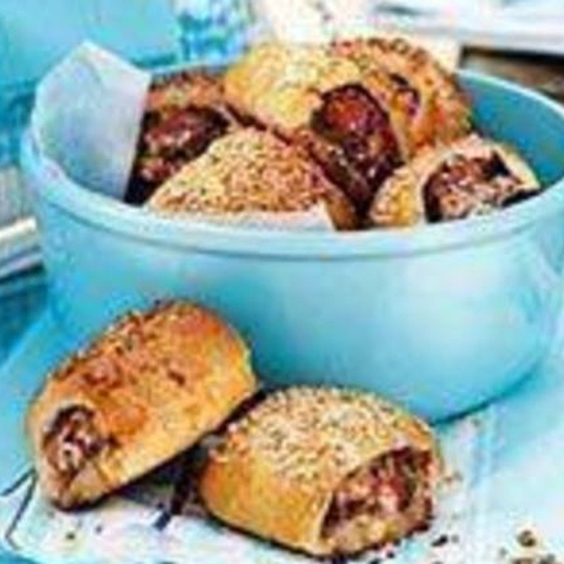Turkey sausage rolls