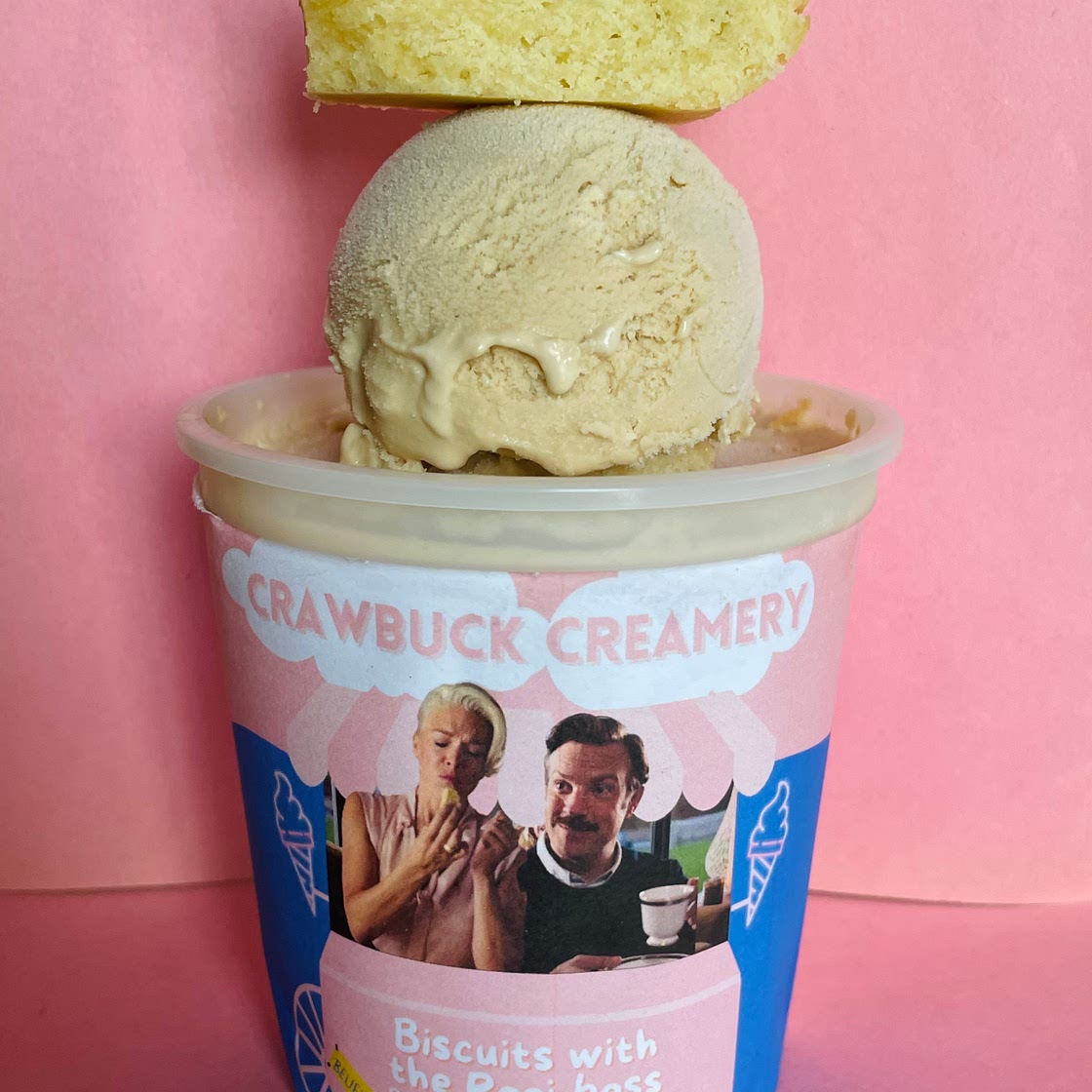 Ted Lasso Biscuit Ice Cream