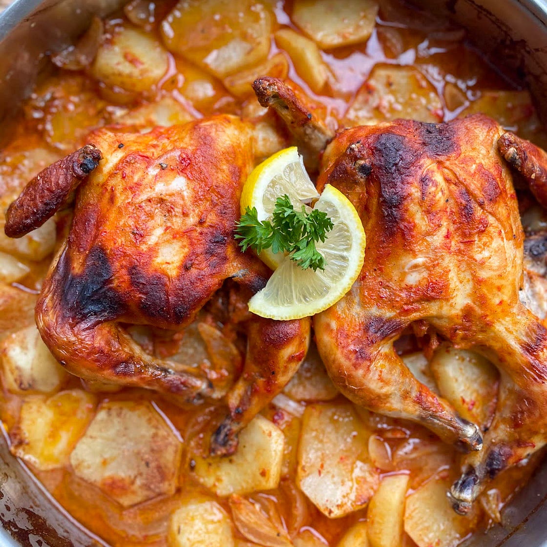 Chicken and potato bake 