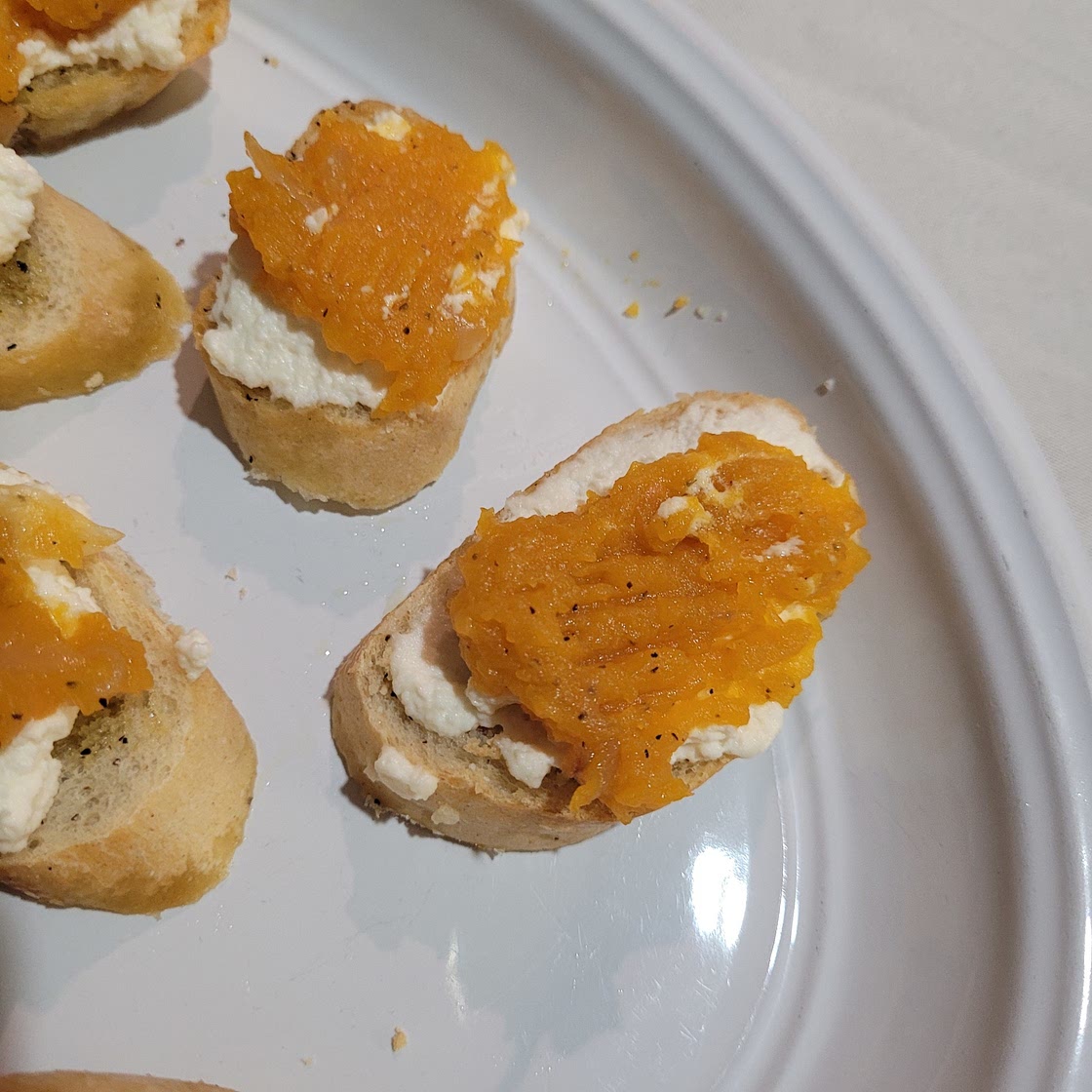 Butternut Squash Crostini