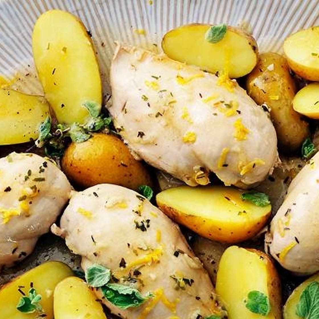 Instant Pot Lemony Chicken and Potatoes