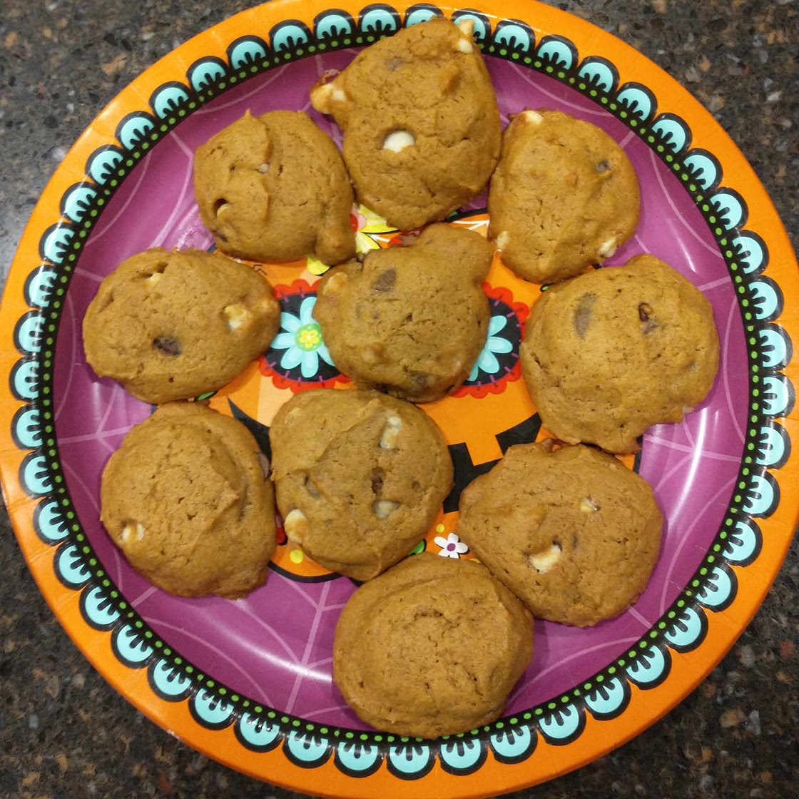 Pumpkin Chocolate Chip Cookies