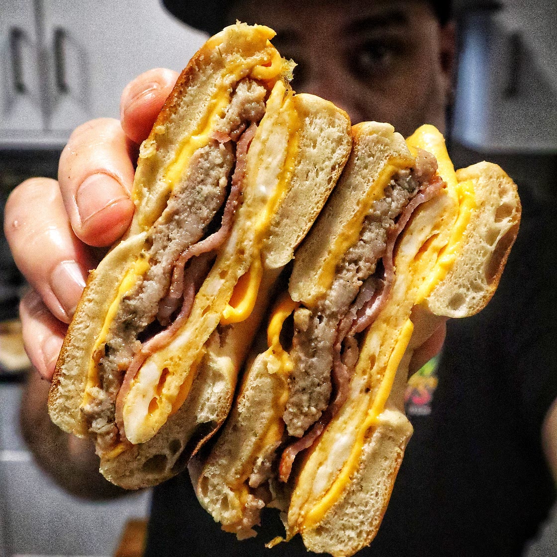 McDonalds breakfast bagel