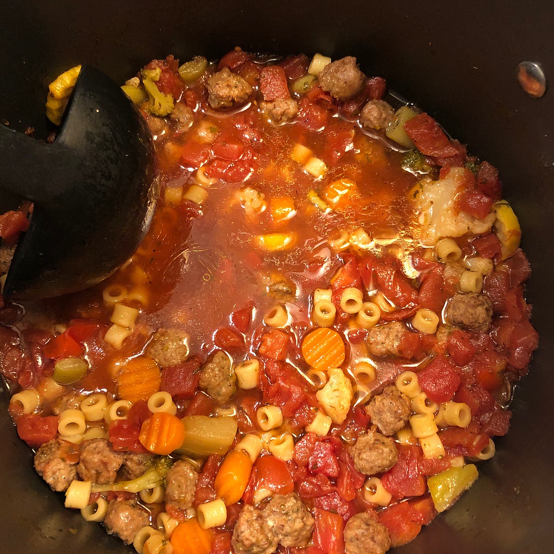 Hearty Italian Meatball Soup