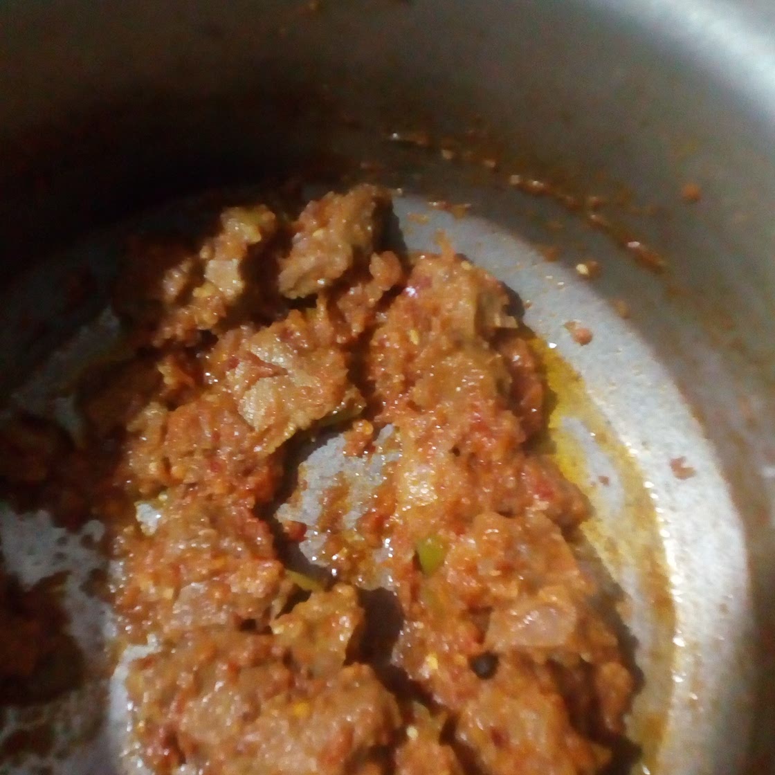 Meat and kheer