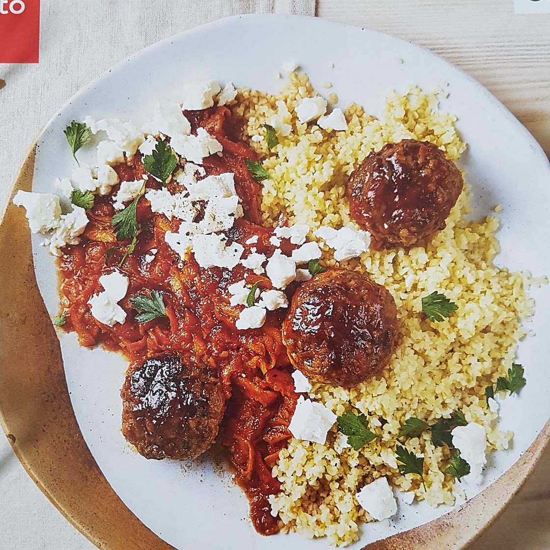 Easy Greek Lamb Meatball Bake