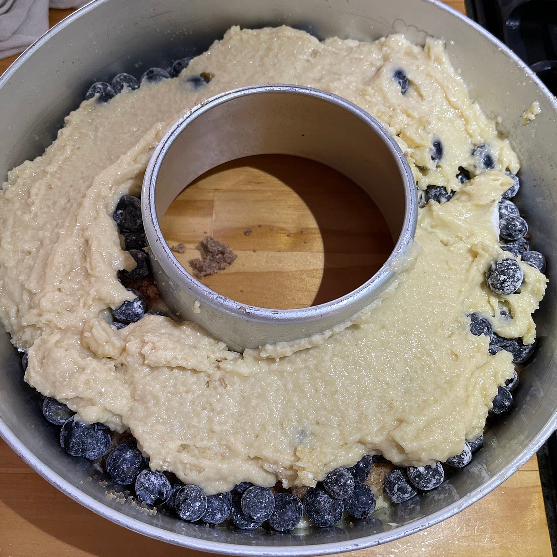 Blueberry Sour Cream Coffee Cake