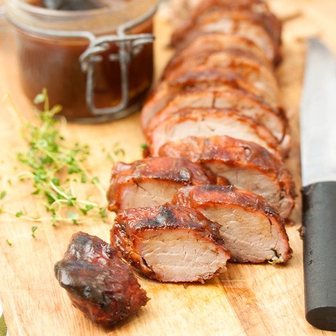 Tangy Apple Butter Pork Tenderloin