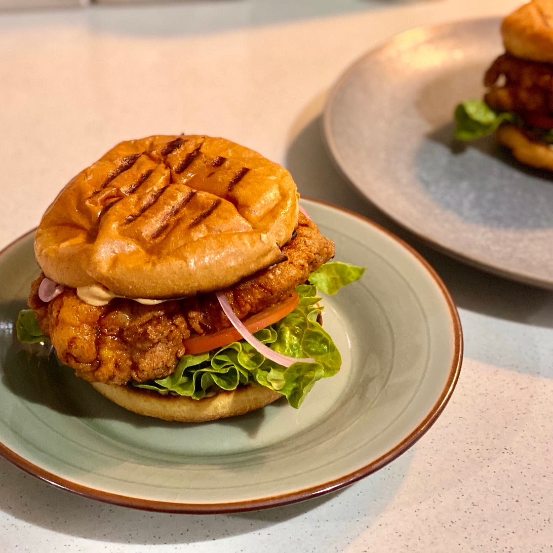 20 Minute Fried Chicken Sandwich