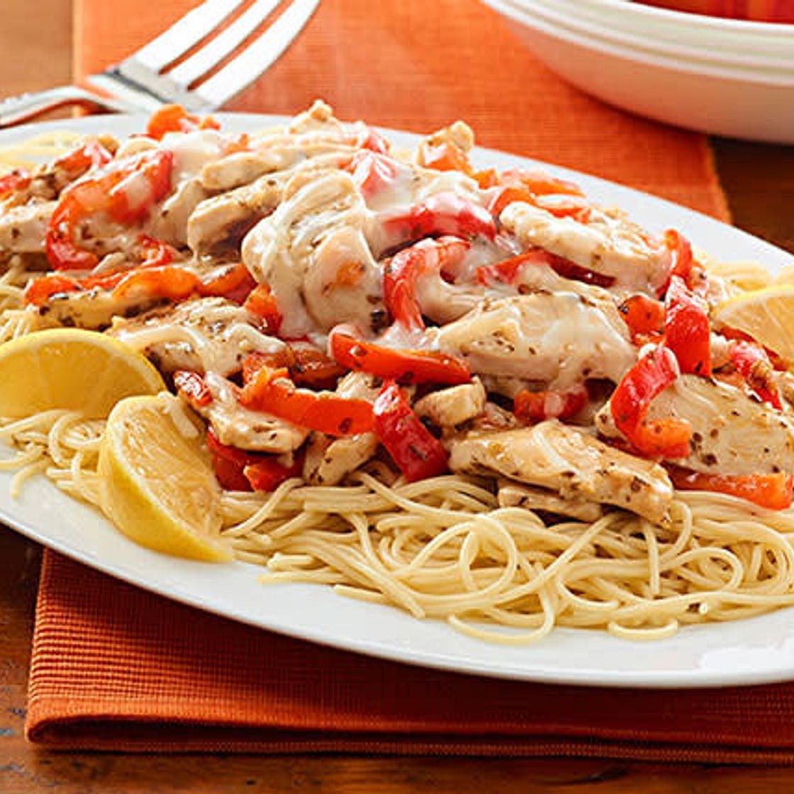 Pesto Chicken and Pasta