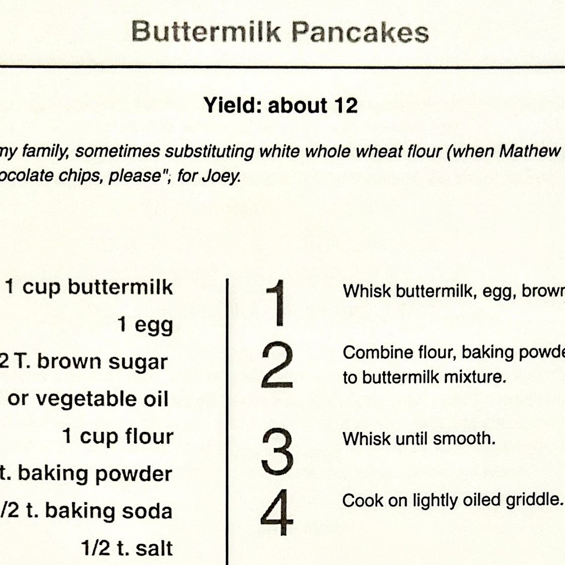 Buttermilk pancakes by Janine