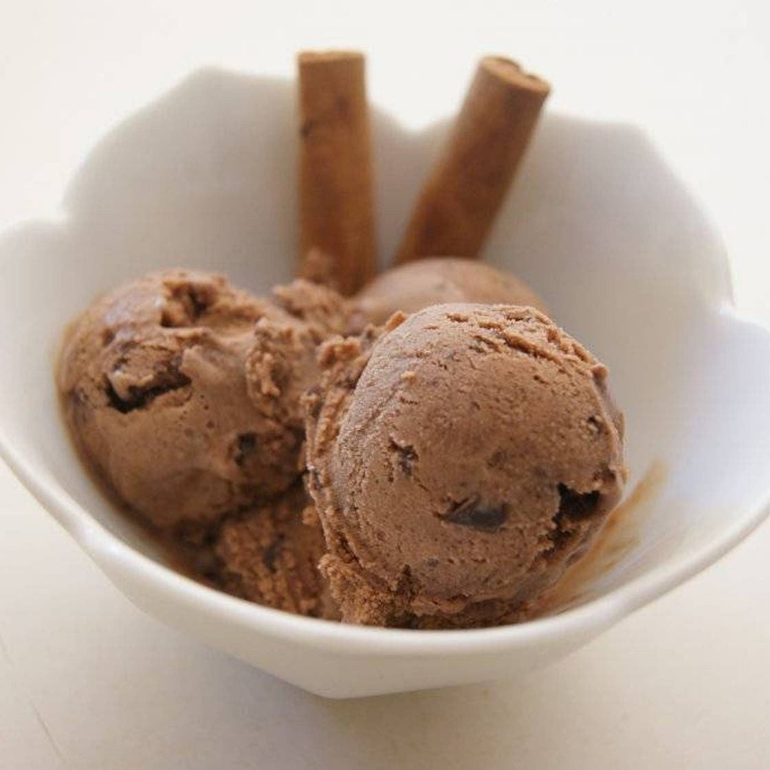 Chocolate Ice Cream with Ceylon Cinnamon | Chef Heidi Fink