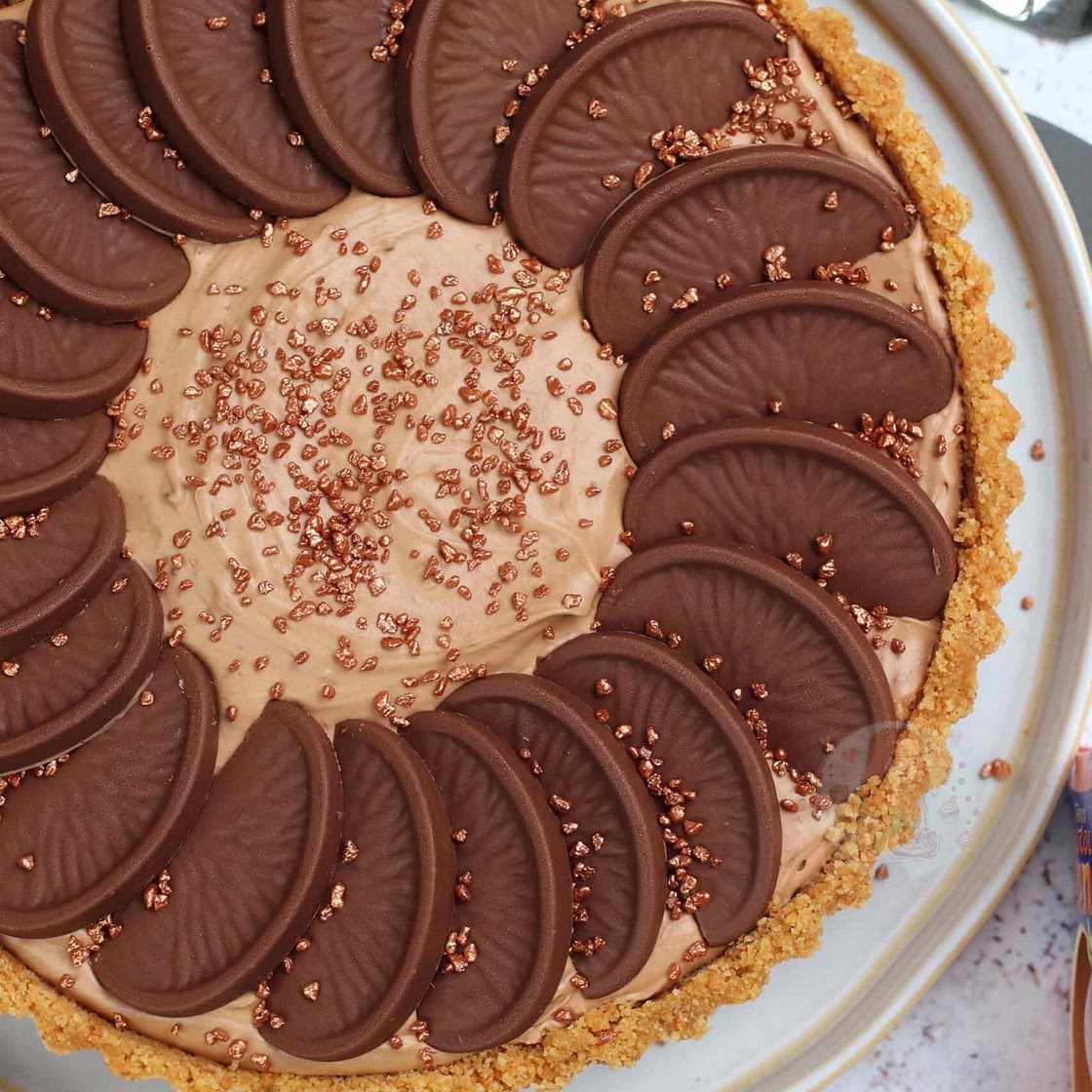 No-Bake Terry's Chocolate Orange Tart!