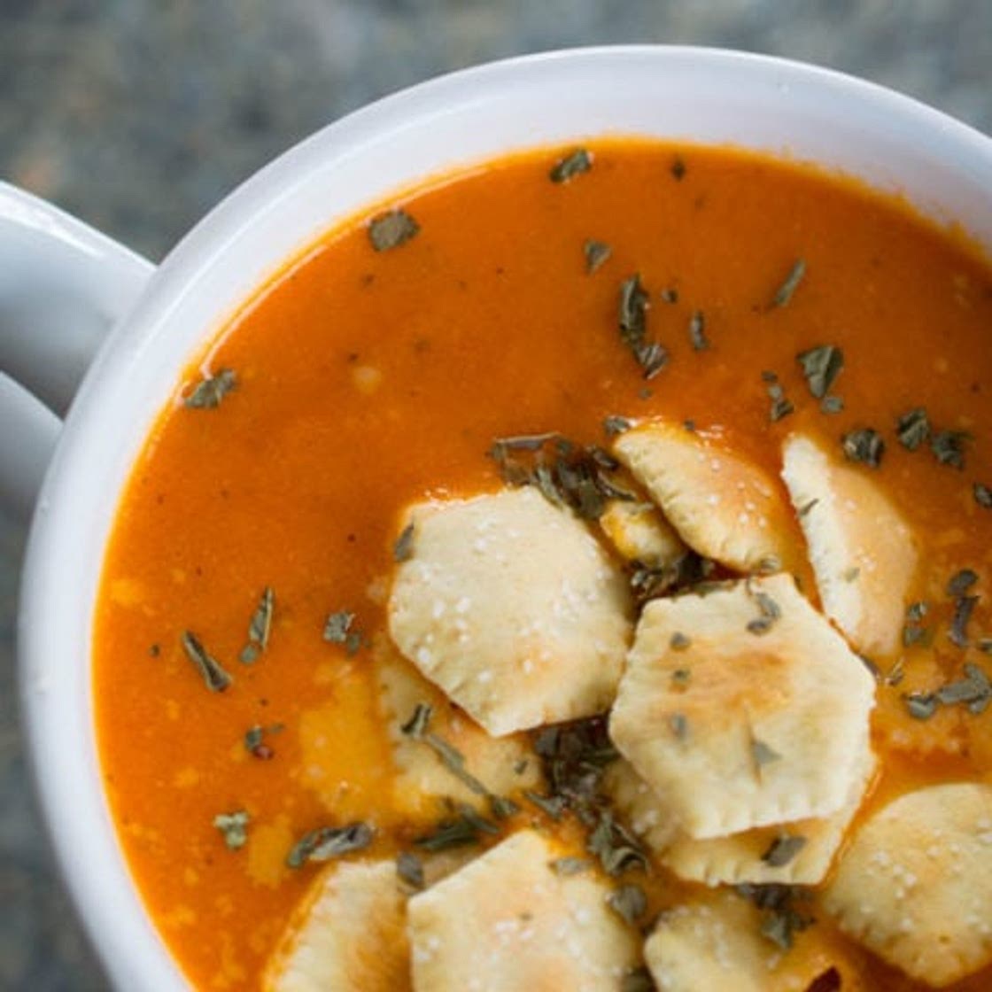 Instant Pot Creamy Tomato Basil Soup