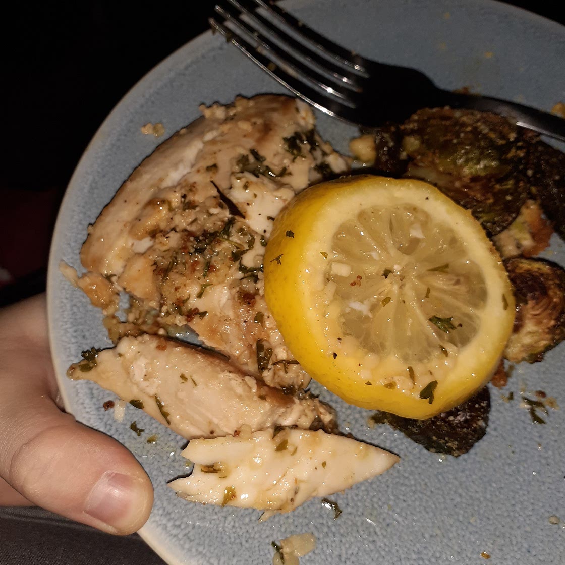 Garlicky Lemon Mahi-Mahi