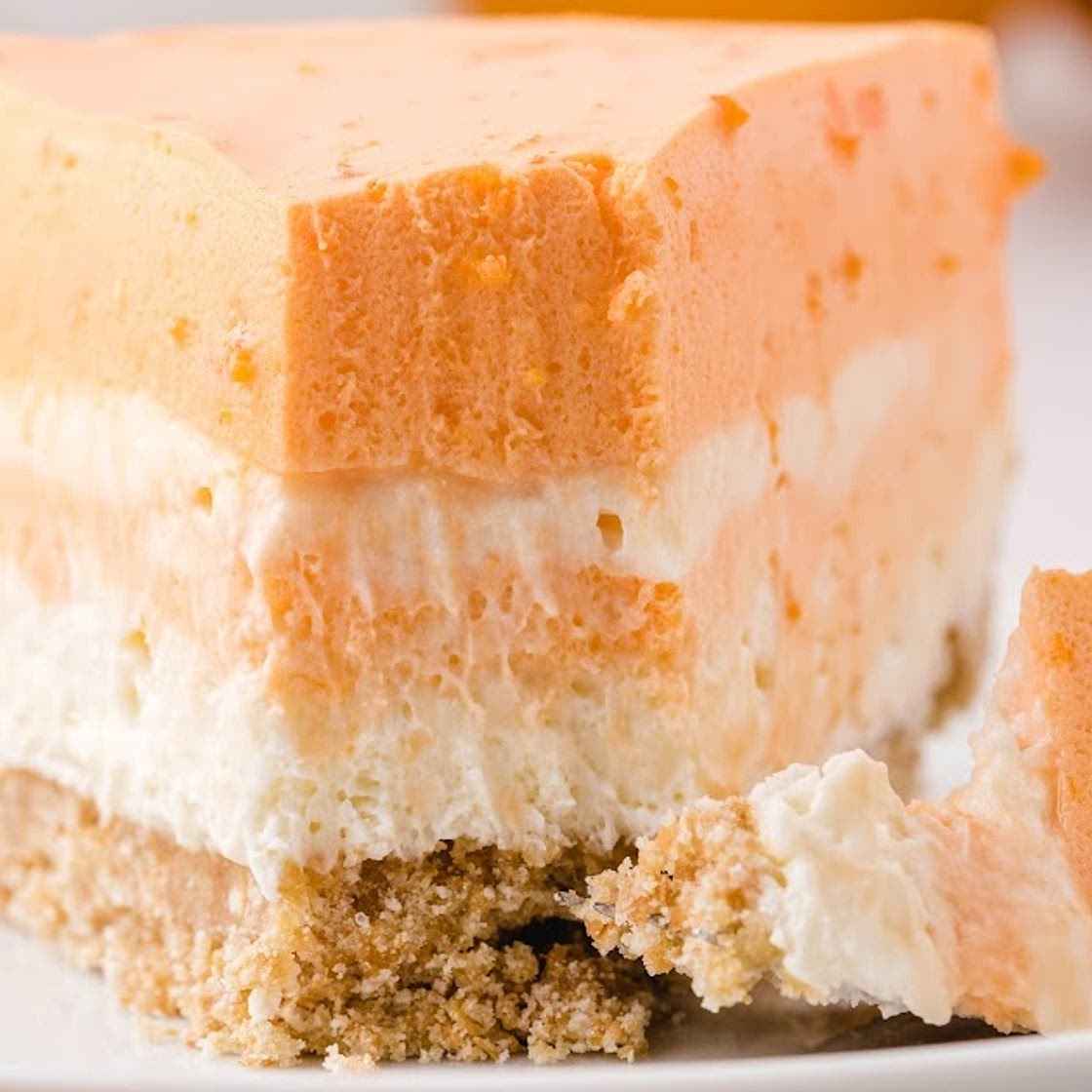No-Bake Orange Creamsicle Cheesecake