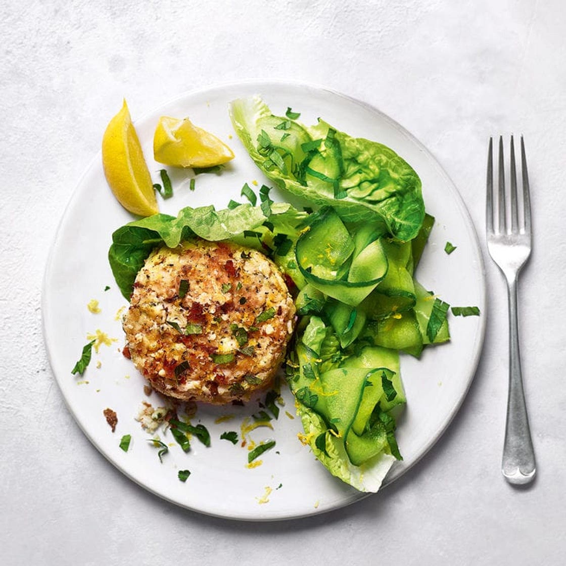 Naked fish burgers