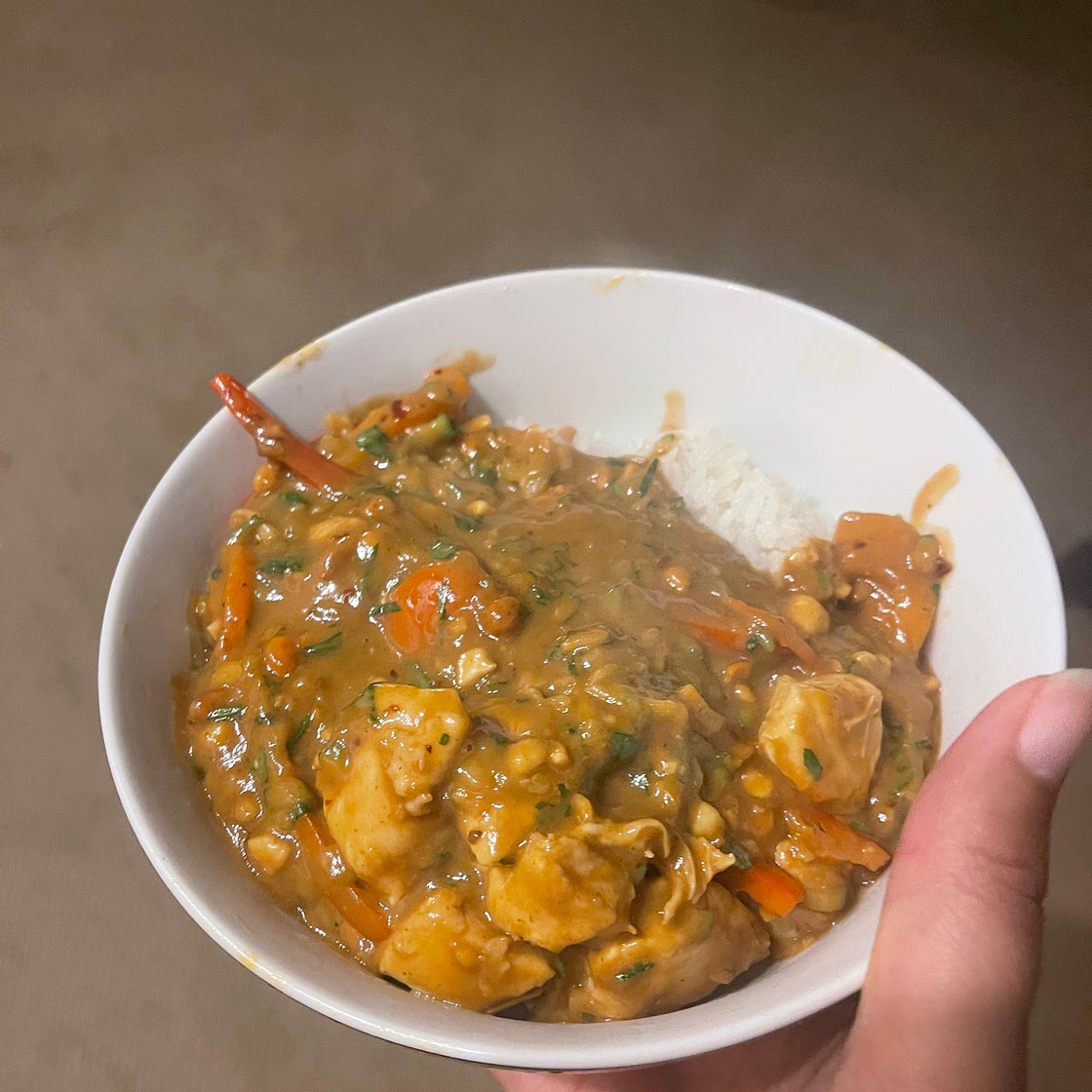 Slow Cooker Thai Peanut Chicken